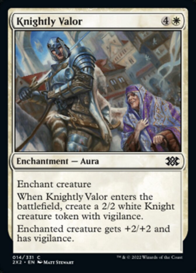 Knightly Valor [Double Masters 2022] | Odin's Place