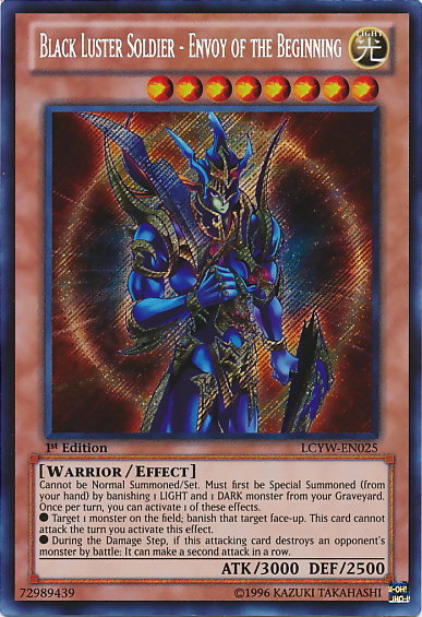 Black Luster Soldier - Envoy of the Beginning [LCYW-EN025] Secret Rare | Odin's Place