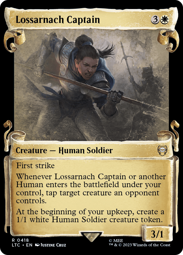 Lossarnach Captain [The Lord of the Rings: Tales of Middle-Earth Commander Showcase Scrolls] | Odin's Place