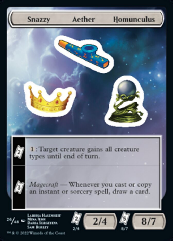 Snazzy Aether Homunculus [Unfinity Stickers] | Odin's Place
