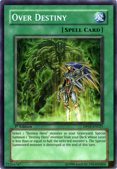 Over Destiny [DP05-EN021] Super Rare | Odin's Place