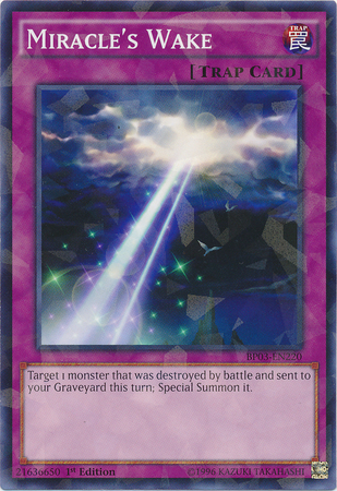 Miracle's Wake [BP03-EN220] Shatterfoil Rare | Odin's Place