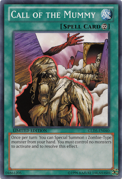 Call of the Mummy [GLD5-EN040] Common | Odin's Place