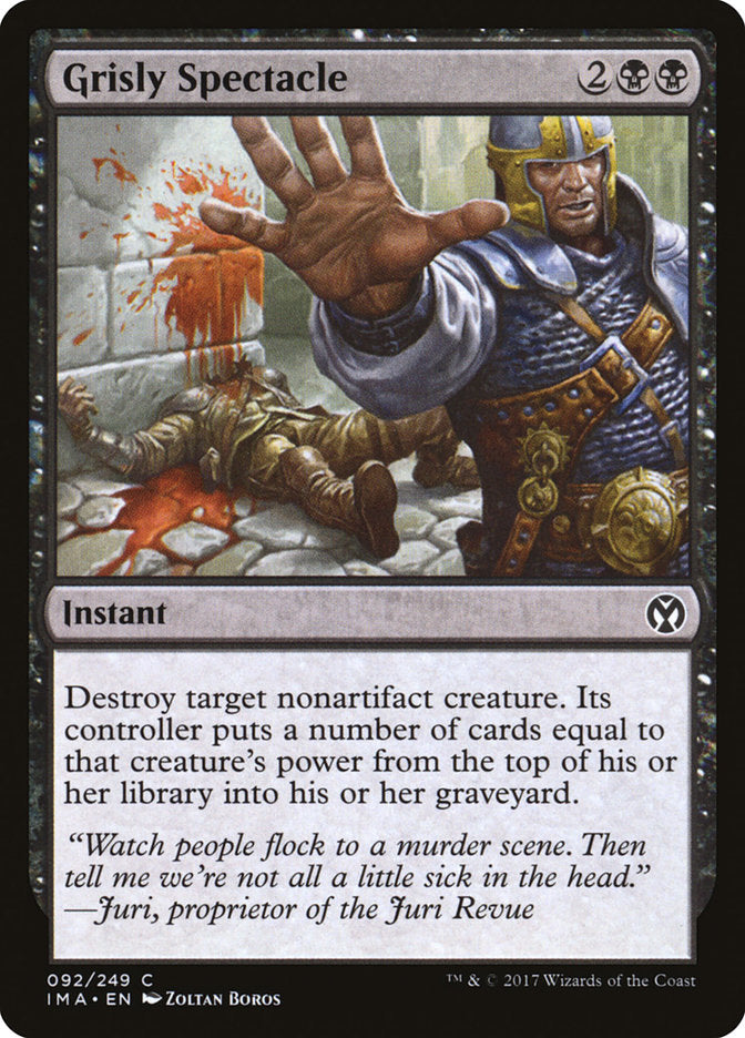 Grisly Spectacle (92) [Iconic Masters] | Odin's Place