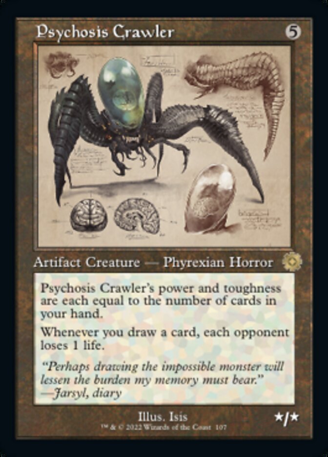 Psychosis Crawler (Retro Schematic) [The Brothers' War Retro Artifacts] | Odin's Place