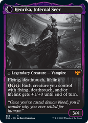 Henrika Domnathi // Henrika, Infernal Seer [Innistrad: Double Feature] | Odin's Place
