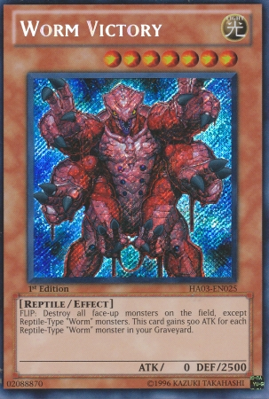 Worm Victory [HA03-EN025] Secret Rare | Odin's Place