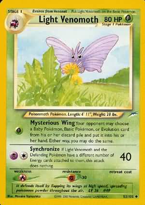 Light Venomoth (53/105) [Neo Destiny Unlimited] | Odin's Place