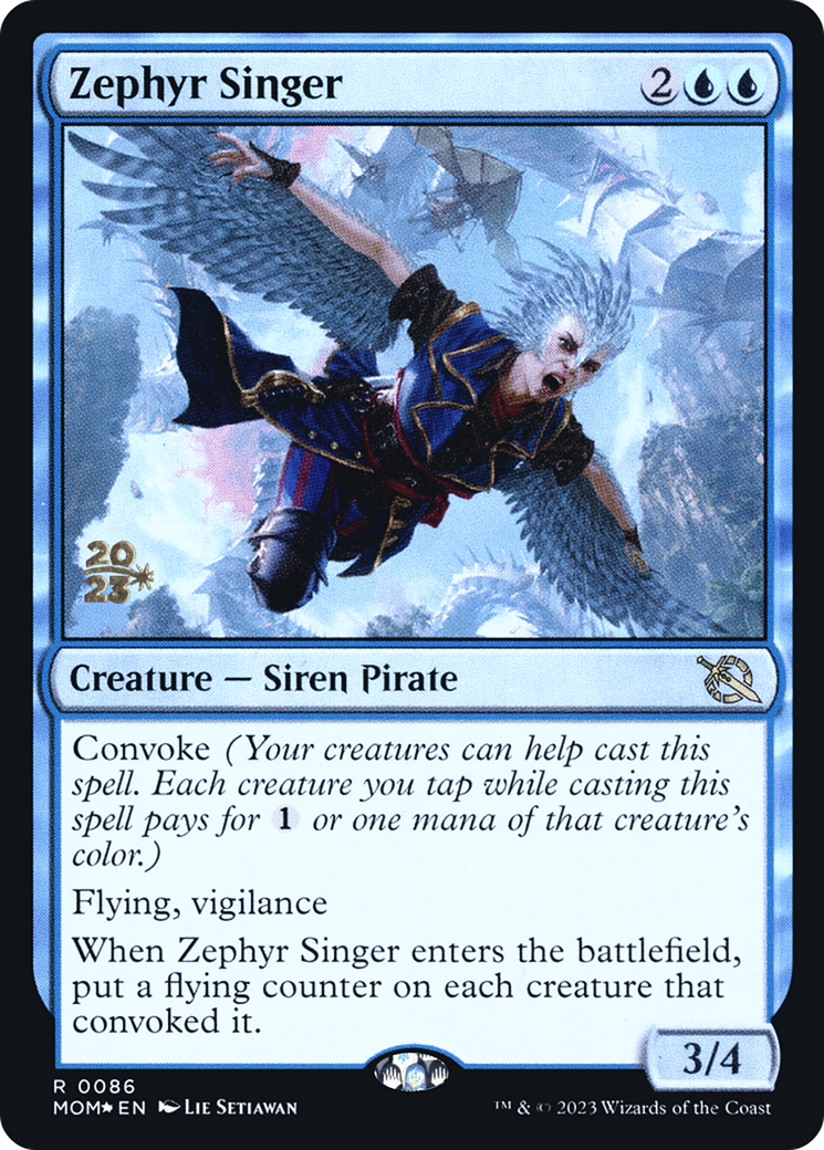 Zephyr Singer [March of the Machine Prerelease Promos] | Odin's Place