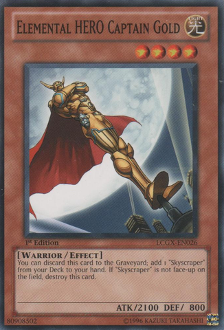 Elemental HERO Captain Gold [LCGX-EN026] Common | Odin's Place
