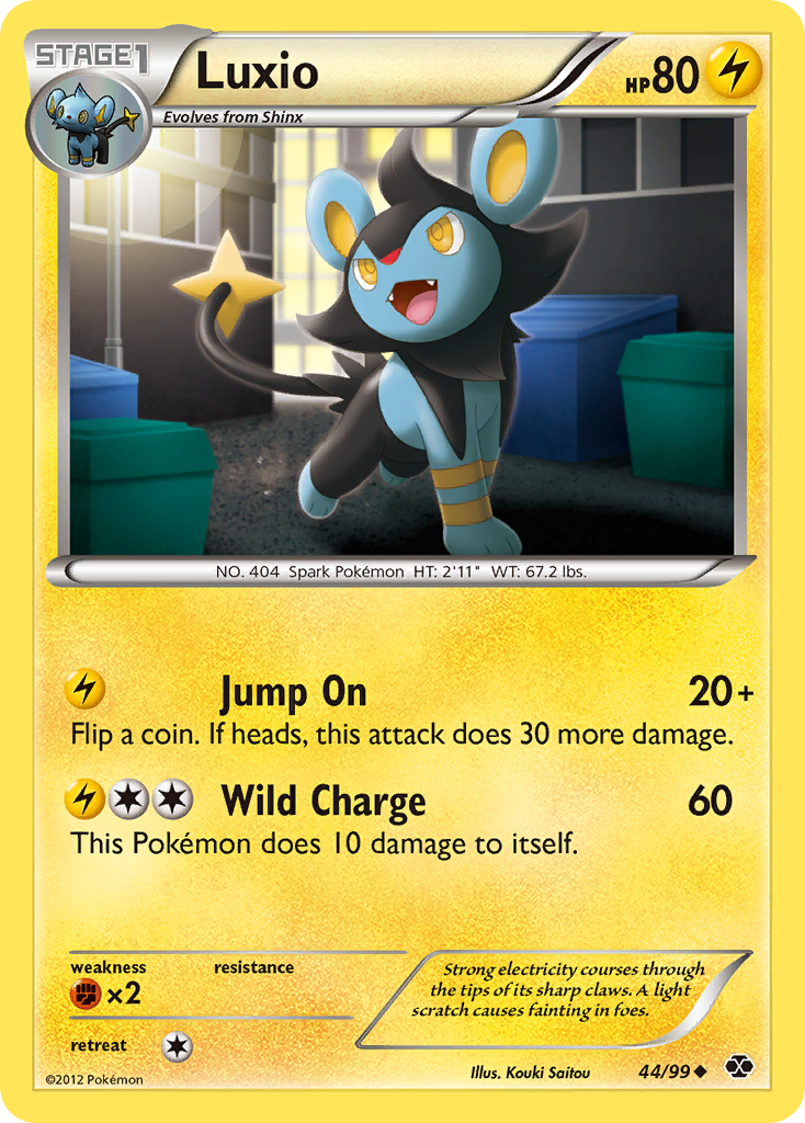 Luxio (44/99) [Black & White: Next Destinies] | Odin's Place