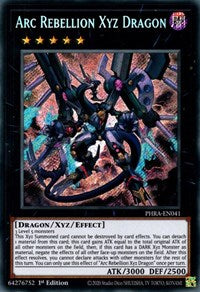 Arc Rebellion Xyz Dragon [PHRA-EN041] Secret Rare | Odin's Place