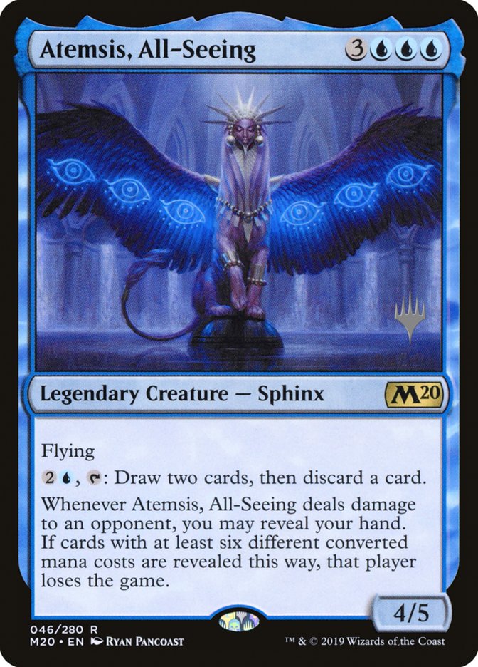 Atemsis, All-Seeing (Promo Pack) [Core Set 2020 Promos] | Odin's Place