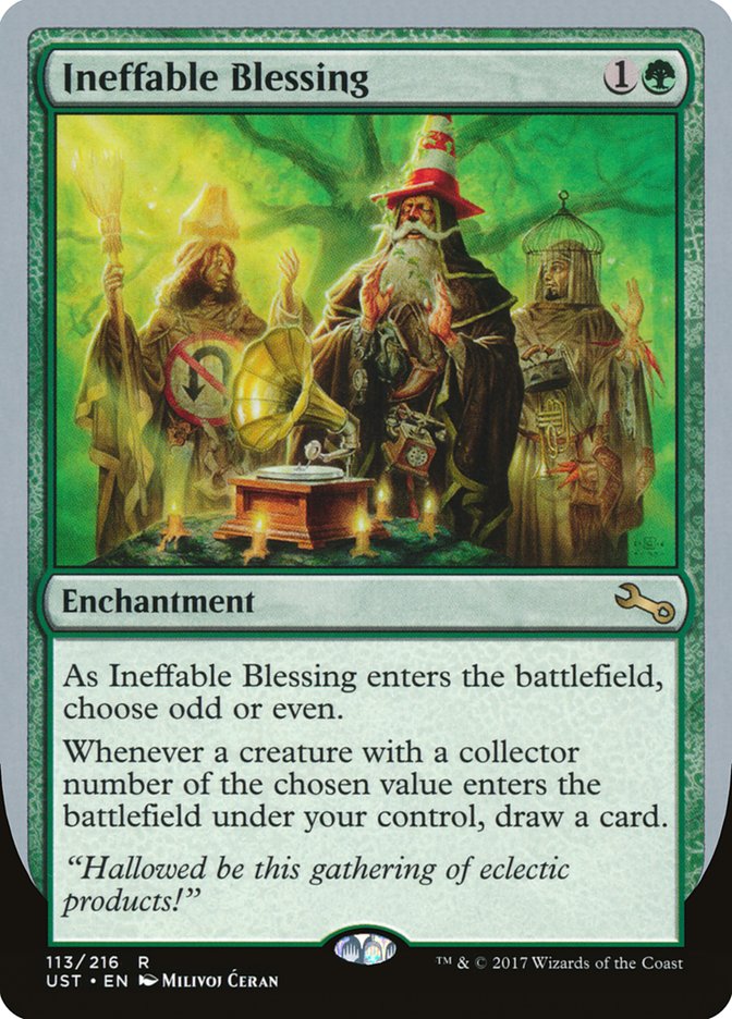 Ineffable Blessing (113) ("choose odd or even") [Unstable] | Odin's Place