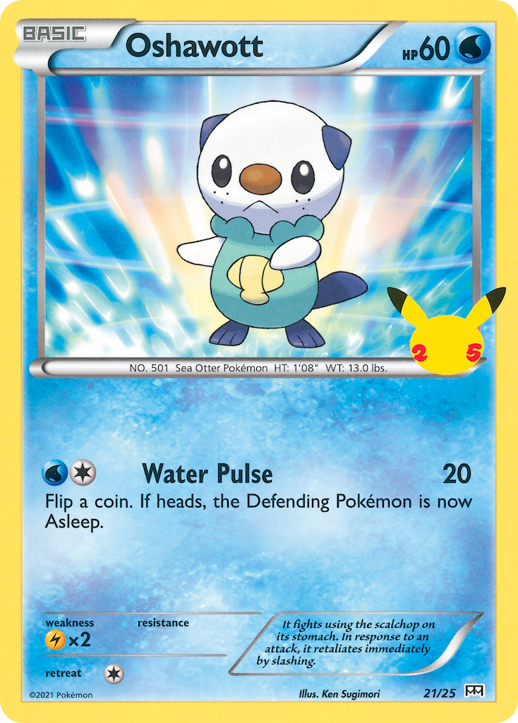 Oshawott (21/25) [McDonald's 25th Anniversary] | Odin's Place
