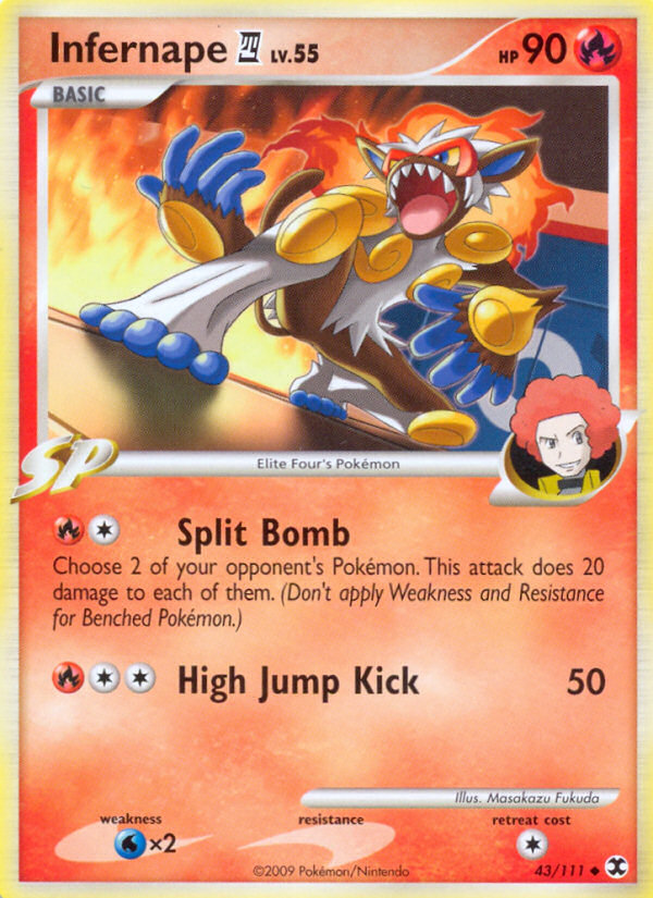 Infernape (43/111) [Platinum: Rising Rivals] | Odin's Place