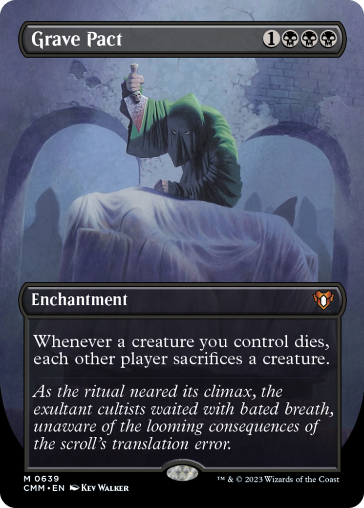 Grave Pact (Borderless Alternate Art) [Commander Masters] | Odin's Place