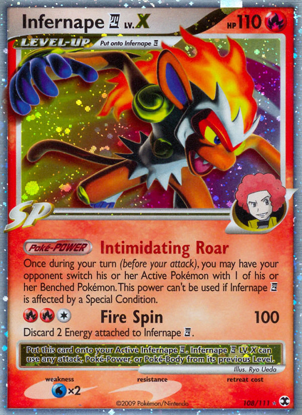 Infernape LV.X (108/111) [Platinum: Rising Rivals] | Odin's Place