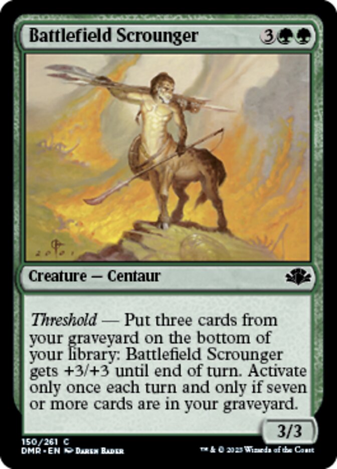 Battlefield Scrounger [Dominaria Remastered] | Odin's Place