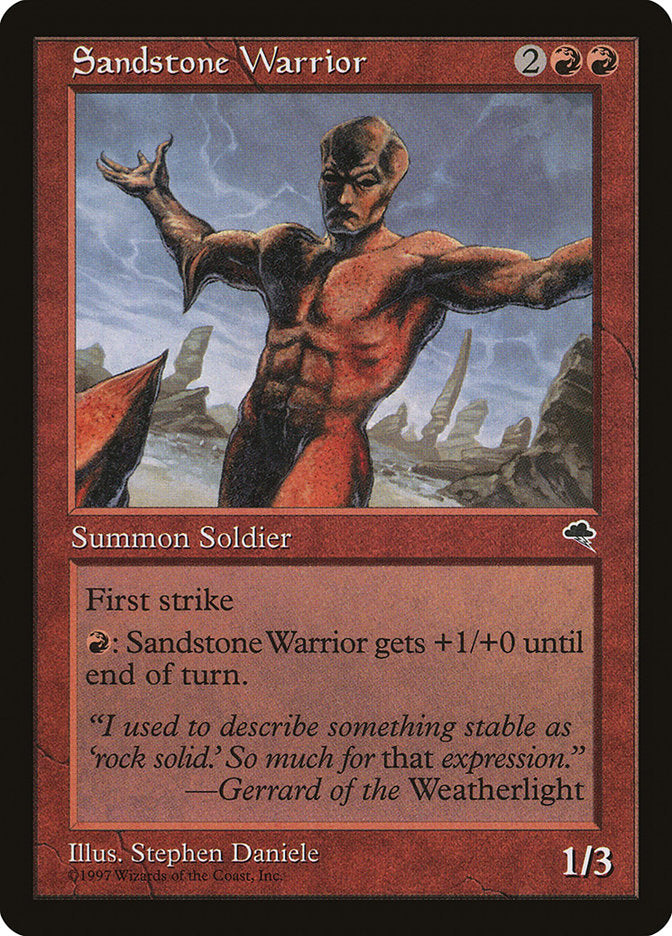 Sandstone Warrior (199) [Tempest] | Odin's Place