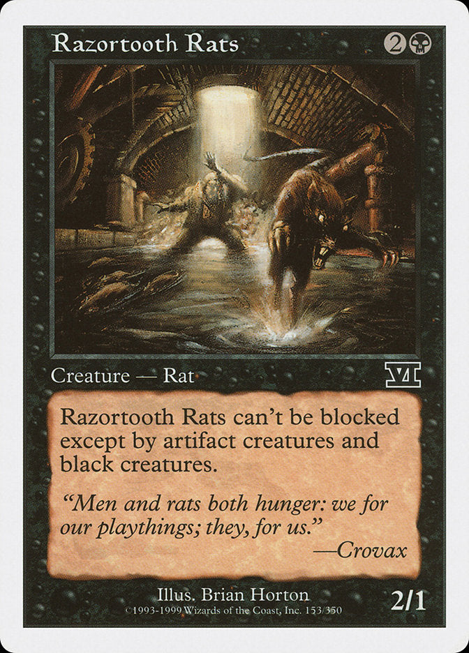 Razortooth Rats (153) [Classic Sixth Edition] | Odin's Place