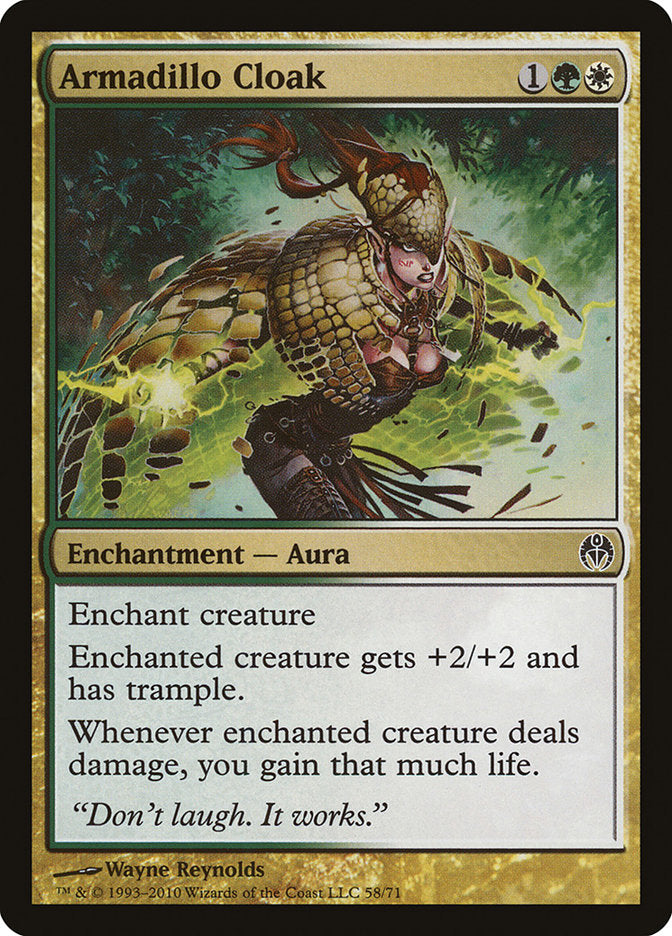 Armadillo Cloak (58) [Duel Decks: Phyrexia vs. the Coalition] | Odin's Place