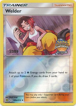Welder (189a/214) (Regional Championship Promo Staff) [Sun & Moon: Unbroken Bonds] | Odin's Place