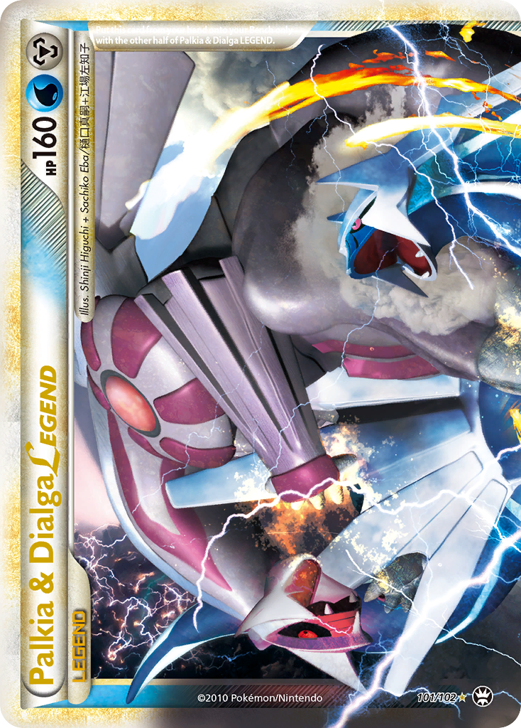 Palkia & Dialga LEGEND (101/102) [HeartGold & SoulSilver: Triumphant] | Odin's Place
