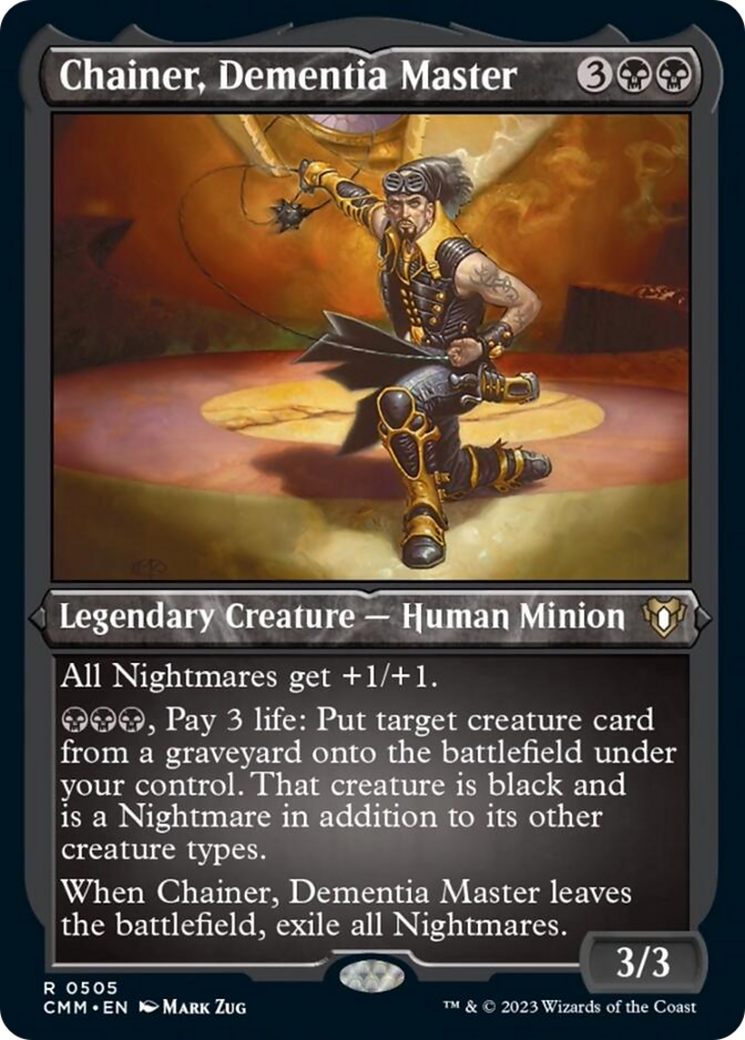 Chainer, Dementia Master (Foil Etched) [Commander Masters] | Odin's Place