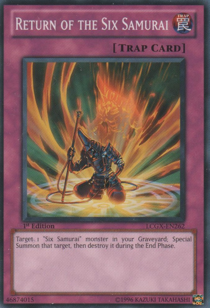 Return of the Six Samurai [LCGX-EN262] Common | Odin's Place