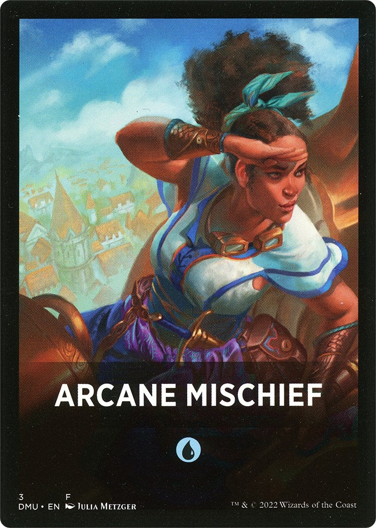Arcane Mischief Theme Card [Dominaria United Tokens] | Odin's Place