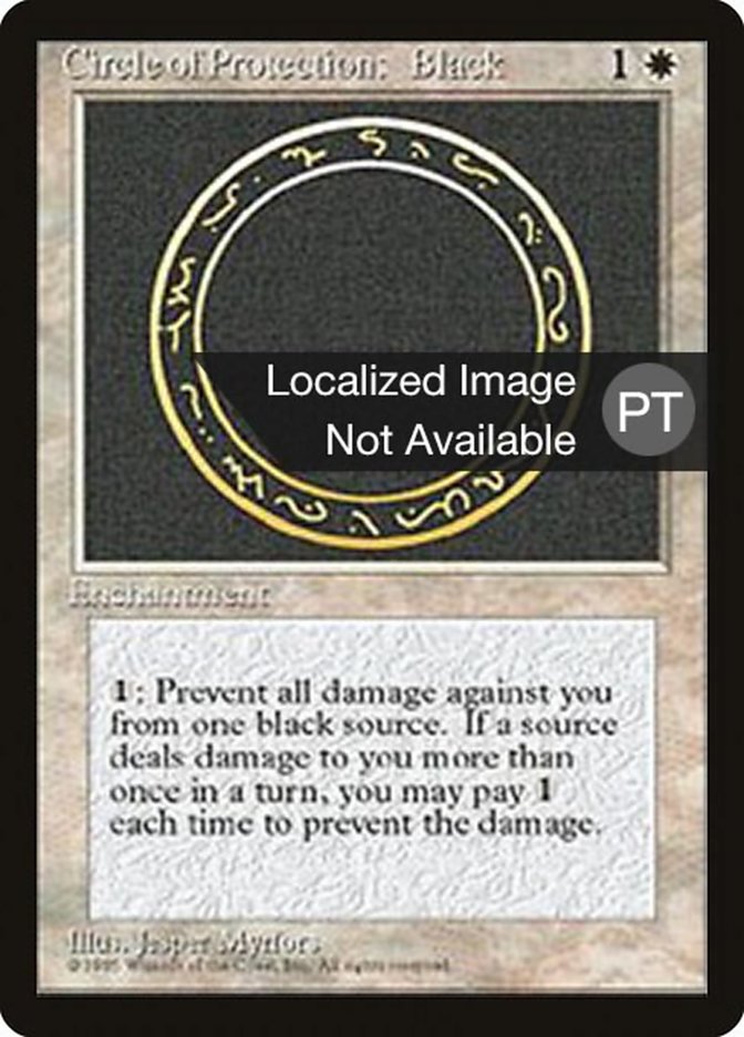 Circle of Protection: Black [Fourth Edition (Foreign Black Border)] | Odin's Place