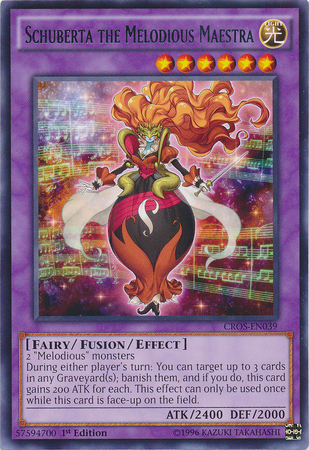 Schuberta the Melodious Maestra [CROS-EN039] Rare | Odin's Place