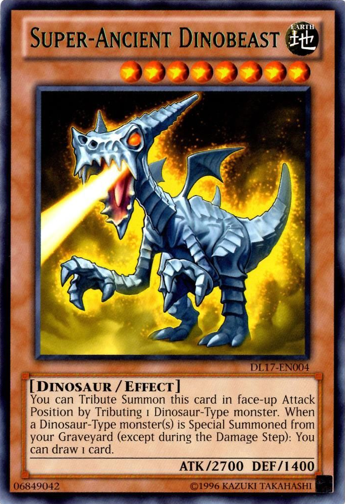 Super-Ancient Dinobeast (Green) [DL17-EN004] Rare | Odin's Place
