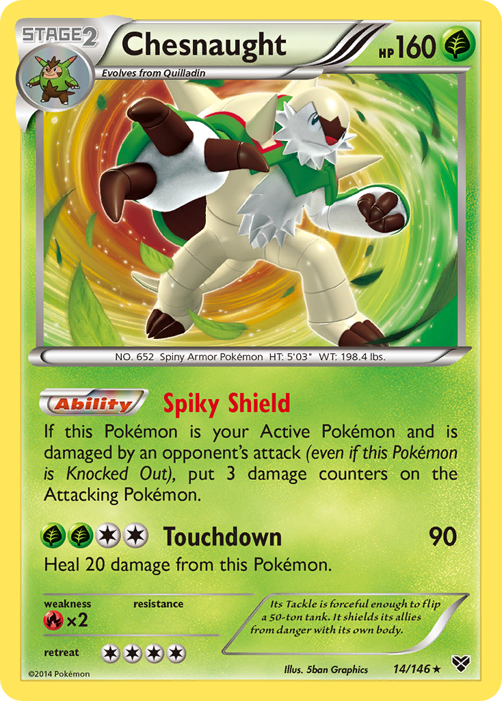 Chesnaught (14/146) [XY: Base Set] | Odin's Place