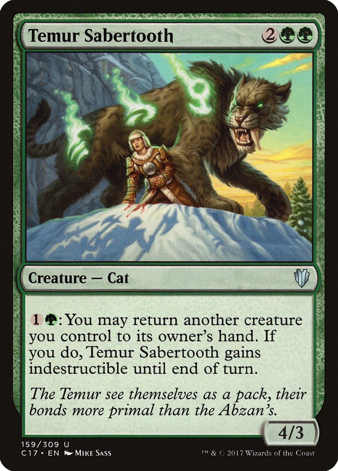 Temur Sabertooth (159) [Commander 2017] | Odin's Place