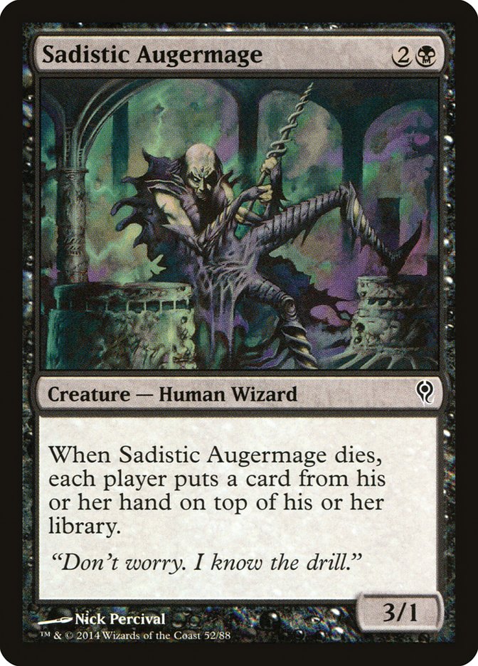 Sadistic Augermage (52) [Duel Decks: Jace vs. Vraska] | Odin's Place