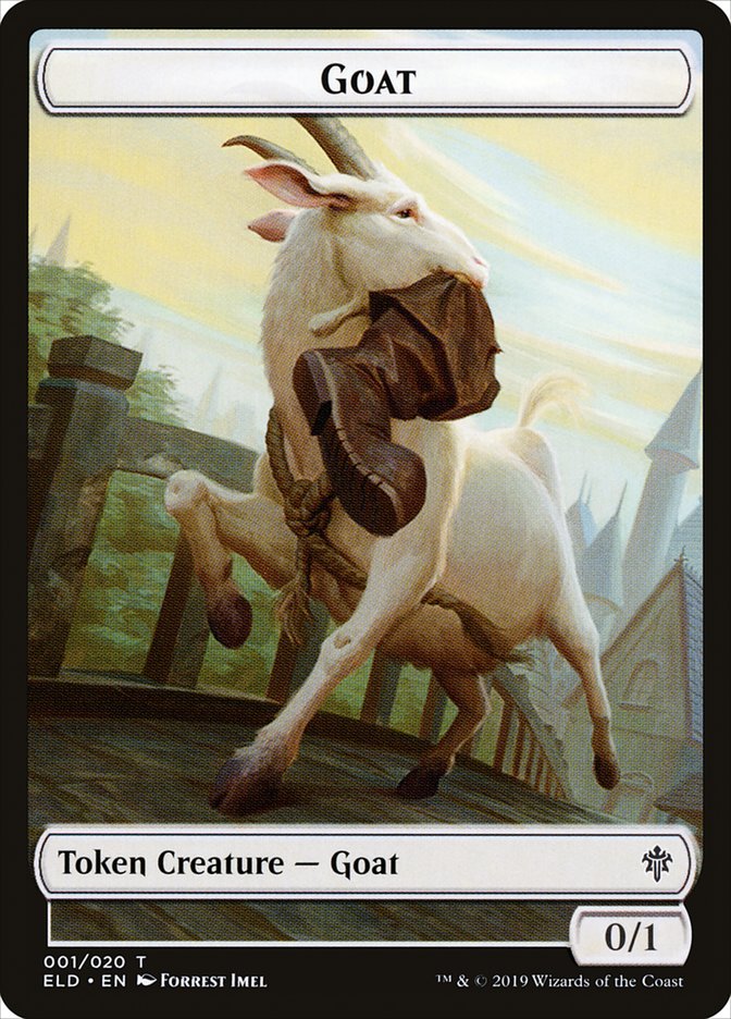 Goat Token [Throne of Eldraine Tokens] | Odin's Place