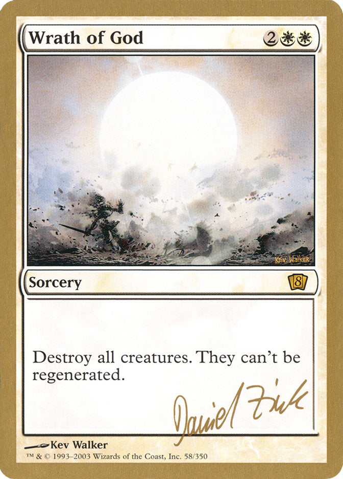 Wrath of God (Daniel Zink) [World Championship Decks 2003] | Odin's Place