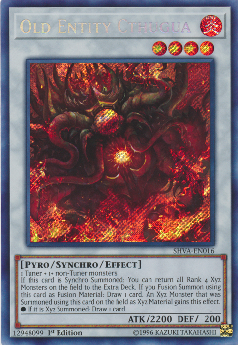 Old Entity Cthugua [SHVA-EN016] Secret Rare | Odin's Place