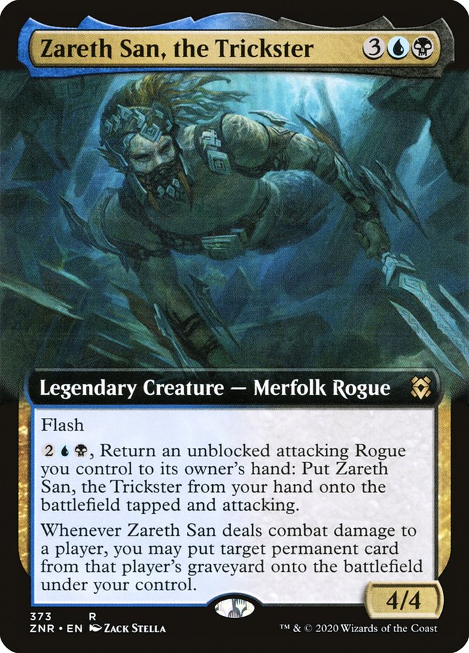 Zareth San, the Trickster (Extended Art) [Zendikar Rising] | Odin's Place