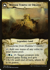 Hadana's Climb // Winged Temple of Orazca [Rivals of Ixalan Prerelease Promos] | Odin's Place