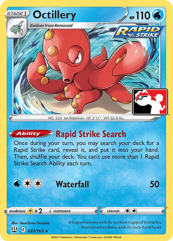 Octillery (037/163) [Prize Pack Series One] | Odin's Place