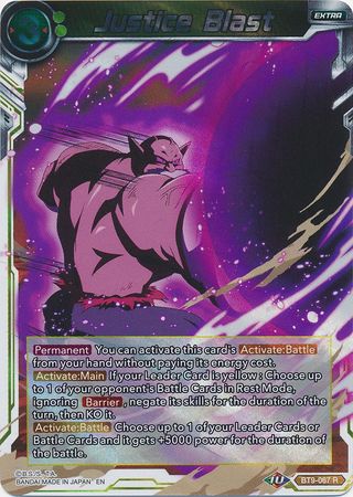 Justice Blast (BT9-067) [Universal Onslaught] | Odin's Place