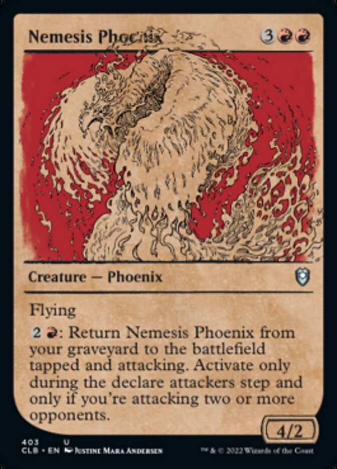 Nemesis Phoenix (Showcase) [Commander Legends: Battle for Baldur's Gate] | Odin's Place