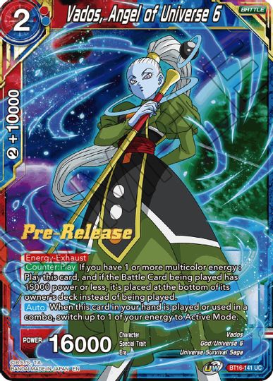 Vados, Angel of the Universe 6 (BT16-141) [Realm of the Gods Prerelease Promos] | Odin's Place