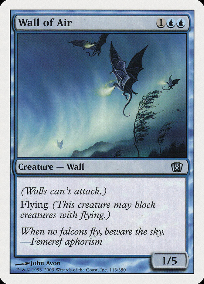 Wall of Air (113) [Eighth Edition] | Odin's Place
