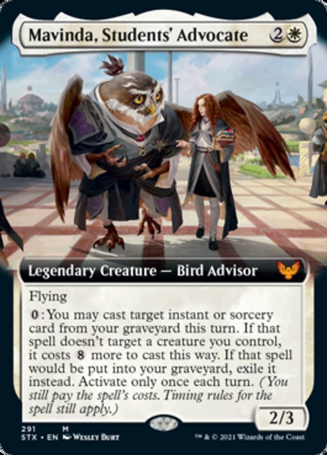 Mavinda, Students' Advocate (Extended Art) [Strixhaven: School of Mages] | Odin's Place