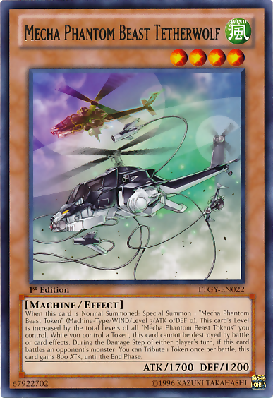 Mecha Phantom Beast Tetherwolf [LTGY-EN022] Rare | Odin's Place