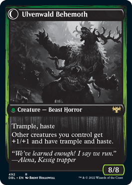 Ulvenwald Oddity // Ulvenwald Behemoth [Innistrad: Double Feature] | Odin's Place